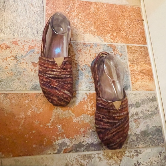 👞Rich & Colorful TOM’s Woven Woolen Flats! Warm, Cozy, and Comfortable! - Picture 11 of 14